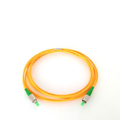 Μονοκατευθυντικό σκοινί μπαλωμάτων οπτικών ινών συνδετήρων PVC G652D Fc/Apc