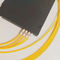 Ενιαίος θραύστης PLC οπτικών ινών 1x4 τρόπου τύπων παραθύρων ABS χωρίς συνδετήρα