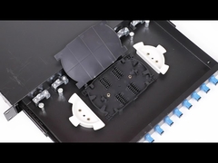 24 Cores SC/UPC Fiber Optic Terminal Box Optical Patch Panel ODF